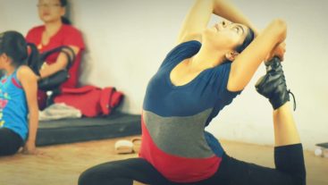 And you thought performing on stage was easy