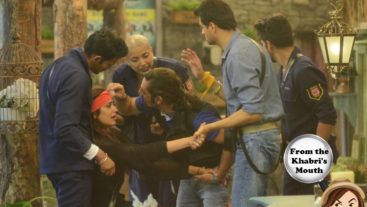 Karishma hurts forehead,bleeds profusely!