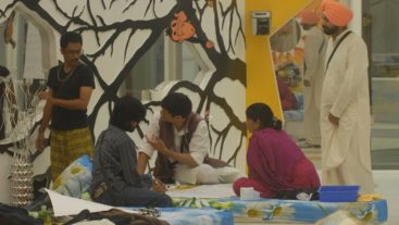 Rajneeti in the Bigg Boss house