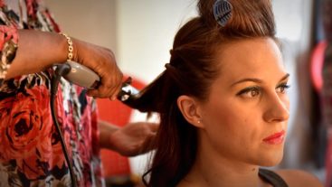 Rigorous makeup rituals preceed the actual on stage performance