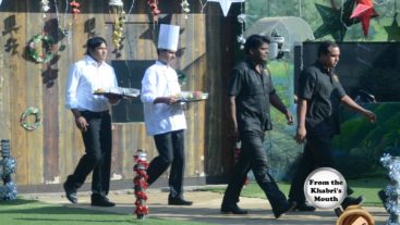 Royal treatment for the first challenger!