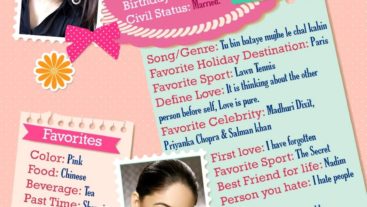 The petite Mahhi Vij reveals she is a complete foodie in the latest slam book entry!