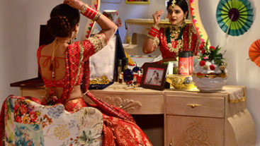 Meet Heer, the bride! An emotional moment at the Hark house!