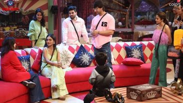 Emotions well up as family members of housemates enter the house